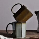 Classic Nordic Ceramic Coffee Mug 350ml - Handcrafted Porcelain Cup for Home & Office - Image 4