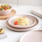 Elegant Taupe 12-Piece Stoneware Dinnerware Set - Image 4