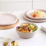 Elegant Taupe 12-Piece Stoneware Dinnerware Set - Image 6