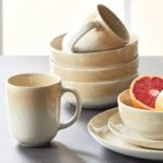 Elegant Beige Stoneware 16-Piece Dinner Set - Image 5