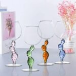 300ml Cactus-Shaped Crystal Cocktail Glass - Elegant Wine Goblet for Special Occasions - Image 7