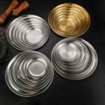 Elegant Stainless Steel Round Plates - Image 7