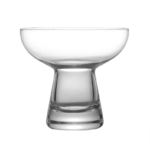 Elegant Transparent Flying Saucer Cocktail Glasses - Image 2