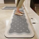 Versatile Non-Slip Crystal Velvet Kitchen and Home Mat - Image 3