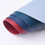 Luxury Faux Leather Round Placemats and Coasters Set - Heat Resistant, Non-Slip, Washable Table Mats - Image 4