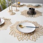 Elegant Round Silicone Placemats - Heat Resistant, Non-Slip Table Mats for Dining and Decor - Image 4
