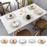 Elegant Round Silicone Placemats - Heat Resistant, Non-Slip Table Mats for Dining and Decor - Image 5