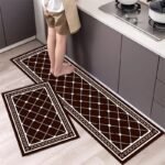 Geometric Polyester Kitchen Rug - Image 6
