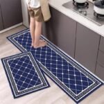 Geometric Polyester Kitchen Rug - Image 4