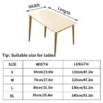 Premium Waterproof and Oilproof Solid Color Rectangle Tablecloth - Image 6