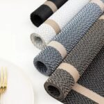 Elegant Woven Vinyl Table Runner - Image 4