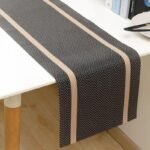 Elegant Woven Vinyl Table Runner - Image 3