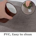 Elegant Woven Vinyl Table Runner - Image 5