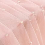 Elegant Pink Pearl Mesh 10FT Table Runner - Image 2