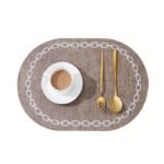 Elegant Nordic Leather Placemats - Waterproof and Heat-Resistant for Ultimate Table Protection - Image 2