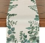 Versatile Eucalyptus Linen Table Runner for All Seasons - Image 6