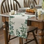 Versatile Eucalyptus Linen Table Runner for All Seasons - Image 4