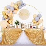 Gold Glitter Sequin Tablecloth - Image 3