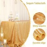 Gold Glitter Sequin Tablecloth - Image 5