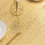 Gold Glitter Sequin Tablecloth - Image 7