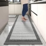 Geometric Non-Slip Kitchen Runner Rug - Image 2
