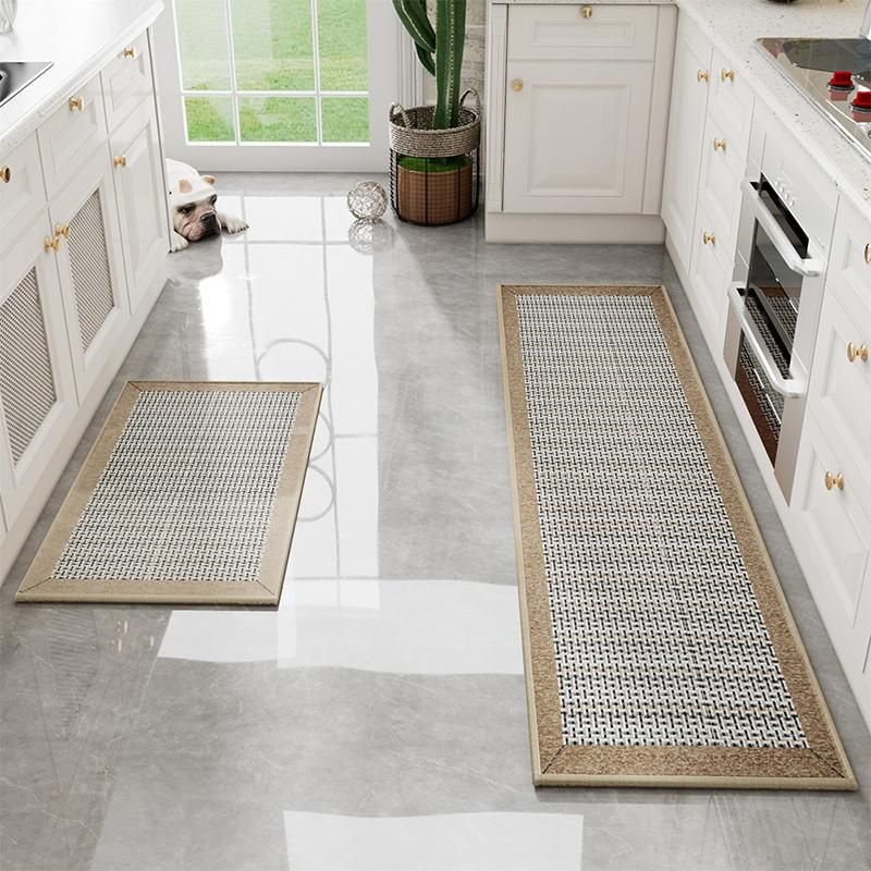 77034-ffb65d.jpeg Geometric Non-Slip Kitchen Runner Rug - Image 1