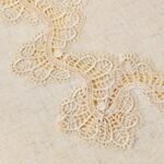 Elegant Beige Embroidered Lace Tablecloth - Image 4