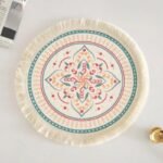 Eco-Friendly Boho Linen Round Placemats for Dining Table Decor - Image 6