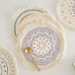 Eco-Friendly Boho Linen Round Placemats for Dining Table Decor - Image 3