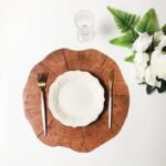 Round Wood Grain Placemat - Non-Slip, Heat Insulating Dining Table Mat - Image 3