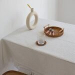 Elegant Crocheted Cotton-Polyester Tablecloth - Image 5