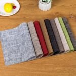 Elegant & Durable PVC Weave Place Mats - Eco-Friendly, Washable Table Pads for Home & Outdoor Use - Image 3