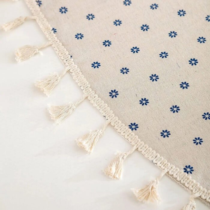 Elegant Floral Round Tablecloth - Image 6