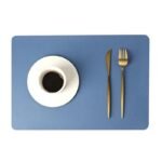 Elegant Double-Sided Leather Table Mat - Waterproof, Heat-Resistant Placemat for Dining Elegance - Image 6