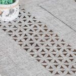 Elegant Gray Hollow Table Runner - Image 4