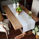 Elegant Gray Hollow Table Runner - Image 7