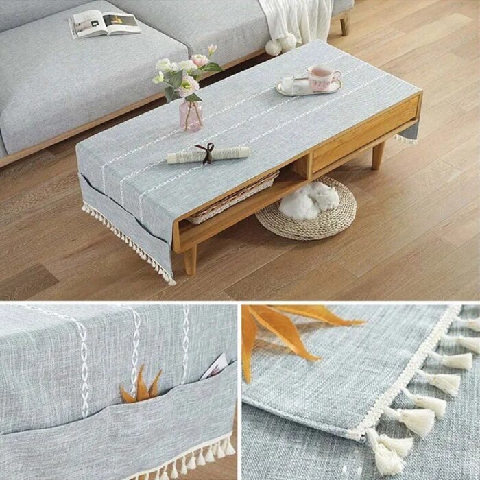 Nordic-Style Rectangular Tablecloth - Image 5