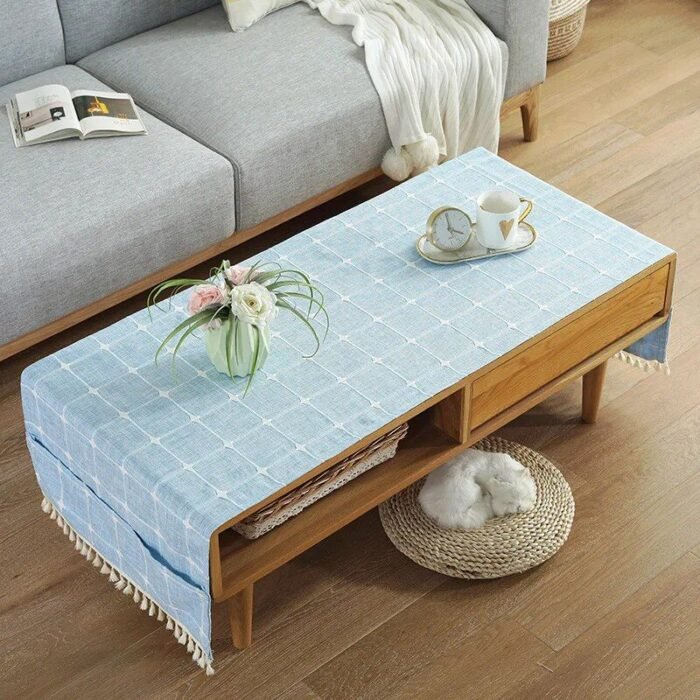 Nordic-Style Rectangular Tablecloth - Image 3