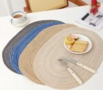 Modern Mixed Color Heat-Resistant Table Placemats - Set of 4, Washable and Non-Slip - Image 3