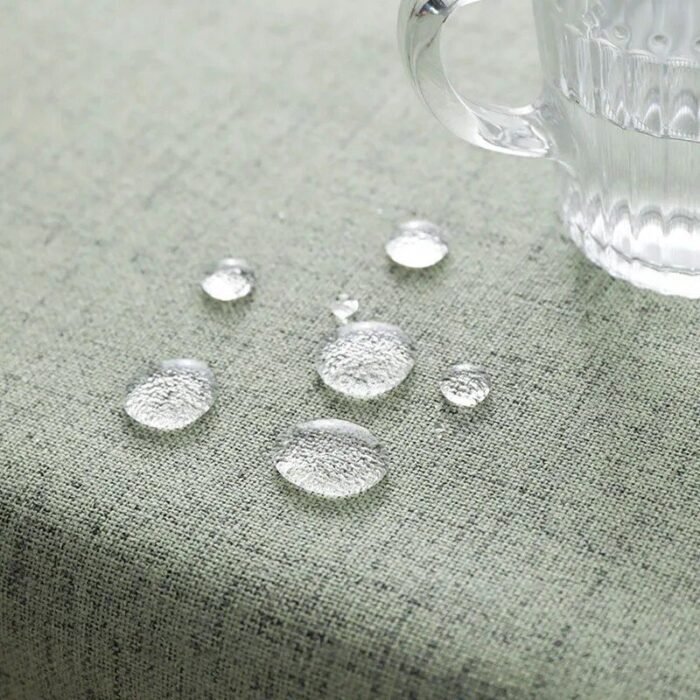 Elegant Cotton-Linen Blend Waterproof & Anti-Scald Tablecloth - Image 4