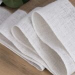 Elegant Farmhouse Burlap Table Runner - Image 6