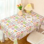 Modern Geometric Oxford Tablecloth - Image 4