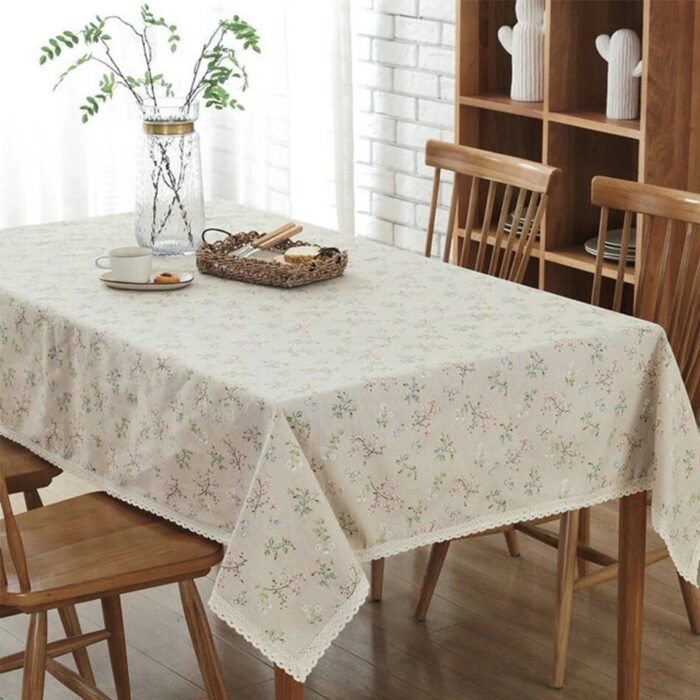 Elegant Bloom Lace Tablecloth - Image 5