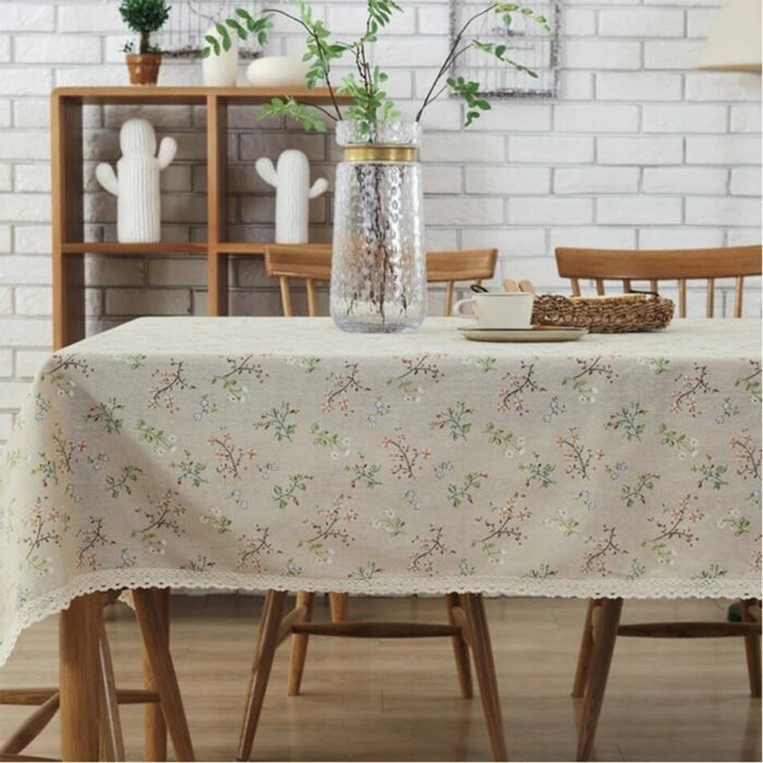 Elegant Bloom Lace Tablecloth - Image 3
