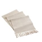 Hand-Woven Cotton Linen Table Runner with Tassels - Image 7