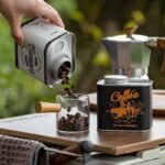 Portable Airtight Coffee Bean Storage Tin - Image 4