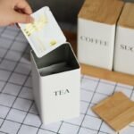 Versatile Bamboo-Lid Metal Storage Jar - Image 7