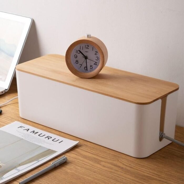 Cable Storage Box Wooden - Image 1