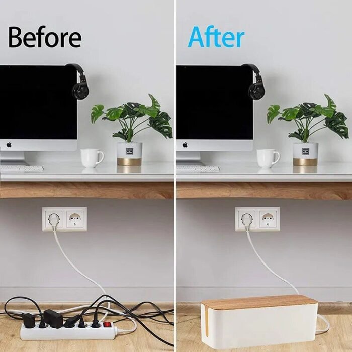 Cable Storage Box Wooden - Image 6