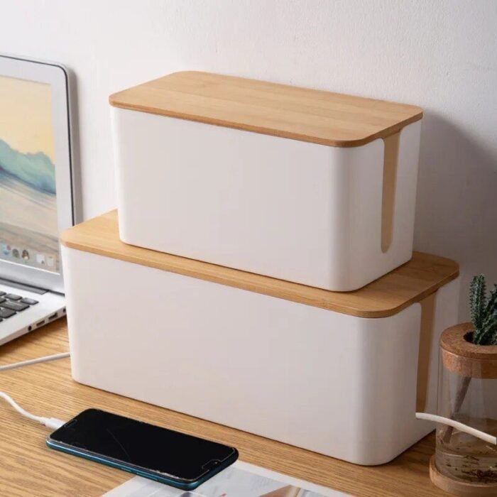 Cable Storage Box Wooden - Image 4